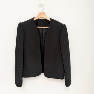 Vintage Black Quilted Coquette Jacket